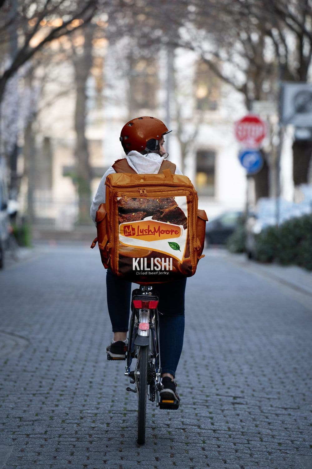 LushMoore team member on delivery