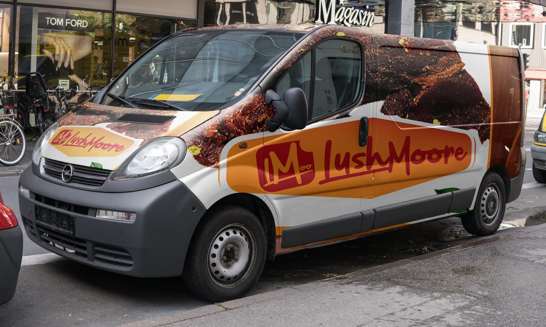 LushMoore delivery van